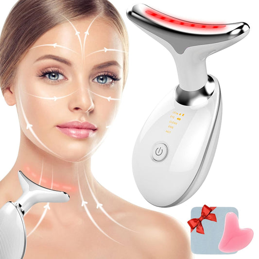7-in-1 LED Facial Massager for Face, Neck & Eyes