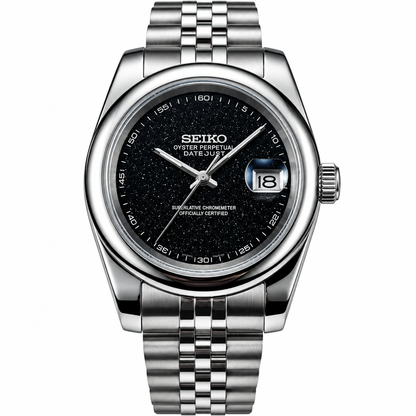 Galaxy Datejust-Style Quartz Watch