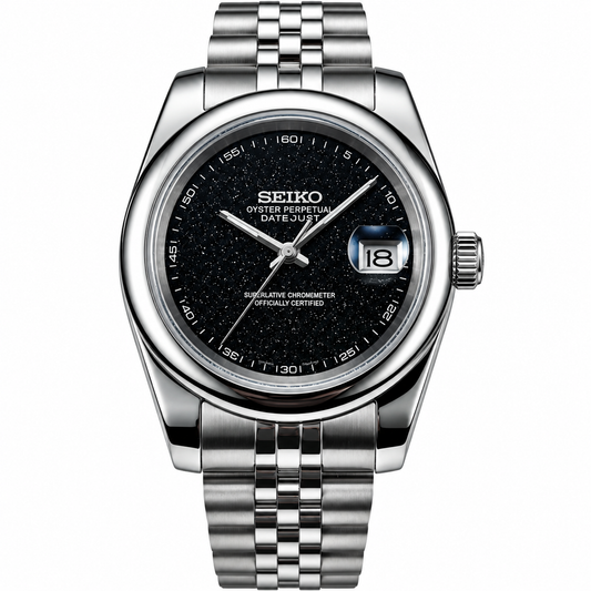 Galaxy Datejust-Style Quartz Watch