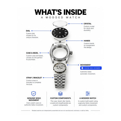 Galaxy Datejust-Style Quartz Watch